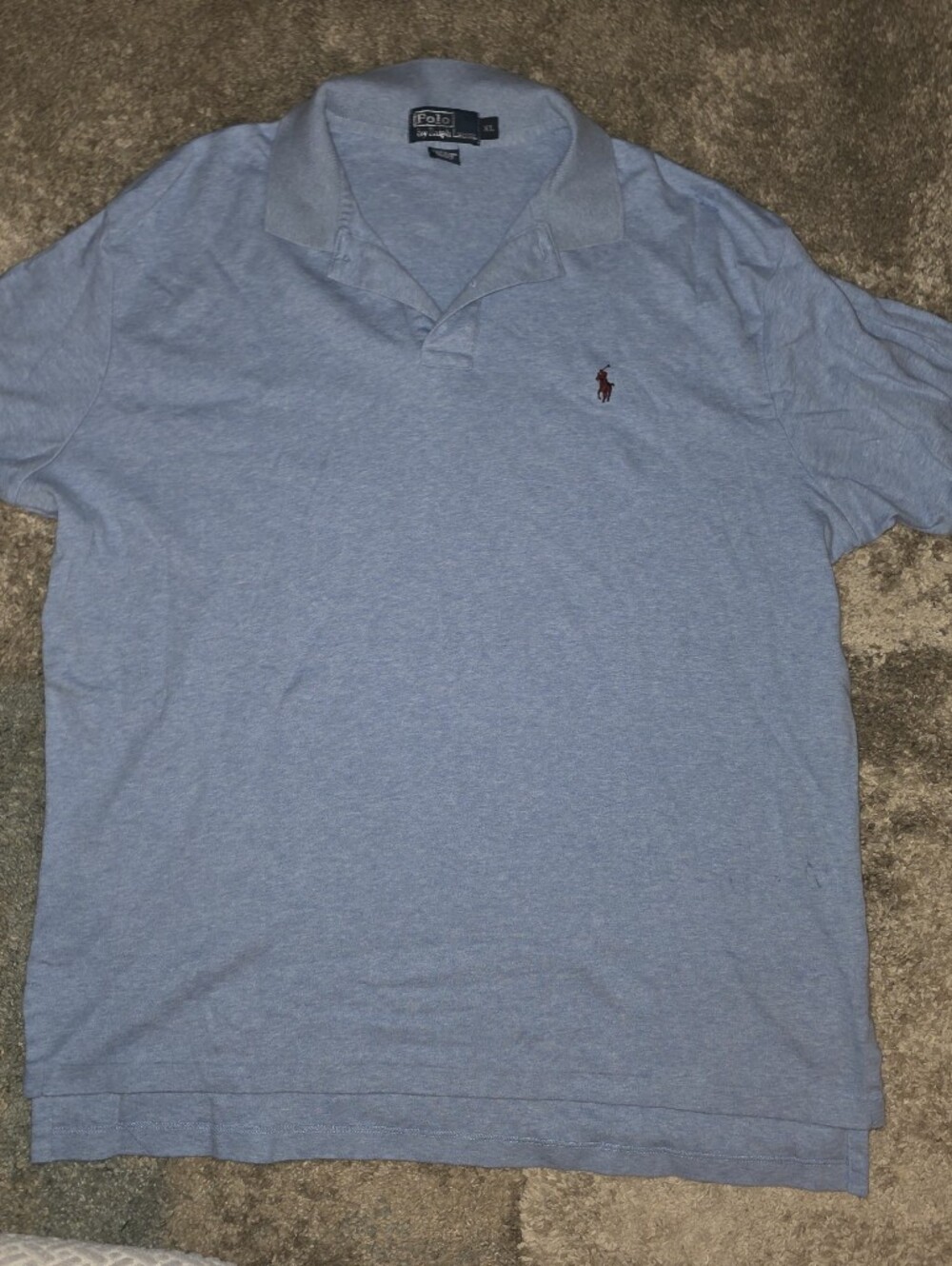 Ralph Lauren Light Blue Polo with Embroidered Pony